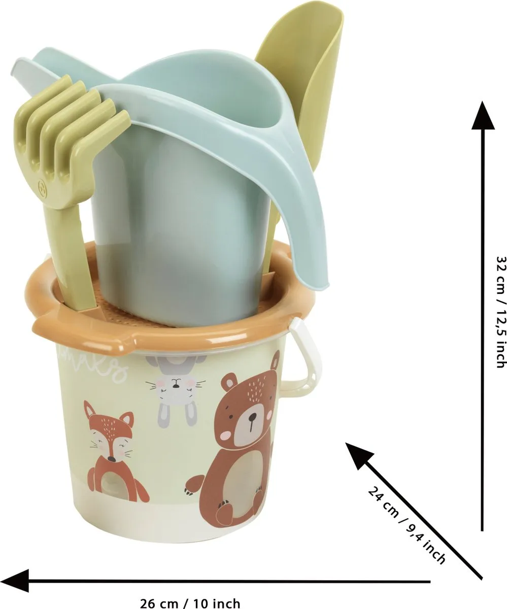 Klein Toys Little Foot Dierenwereld Zandset - 6-delig - Multicolor