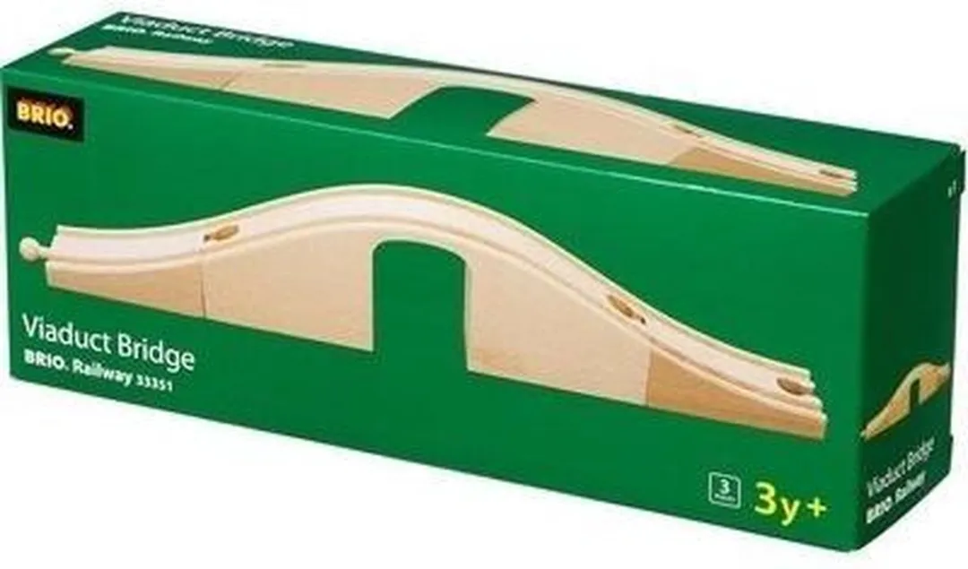BRIO Trein Viaduct 33351 - 3-delig - Bruin - afbeelding 6 van 6
