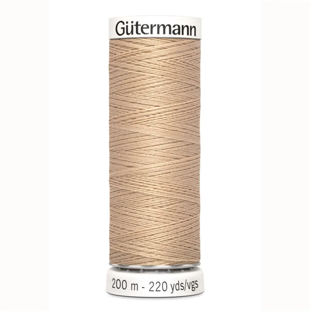 Gutermann Polyester Naaigaren 200m - Beige