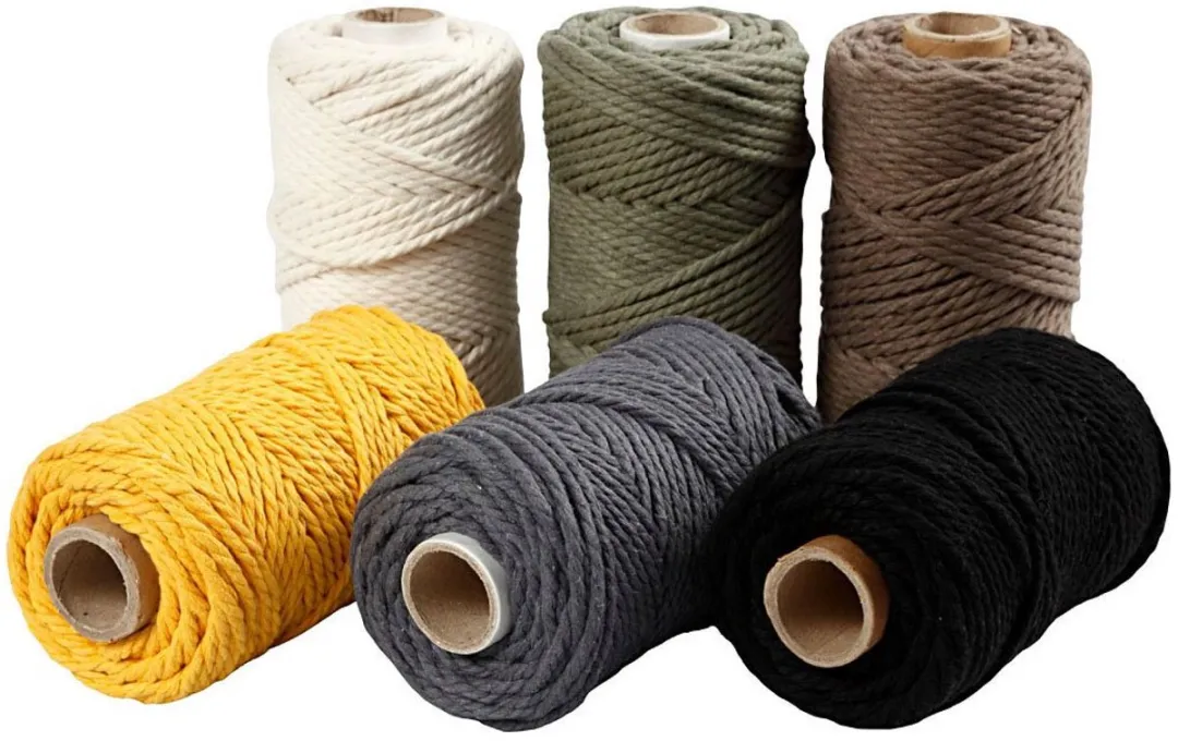 Creativ Company Macramé Koord Multicolor 6x198m