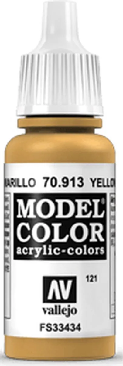 Vallejo Model Color Acrylverf Geel 17ml