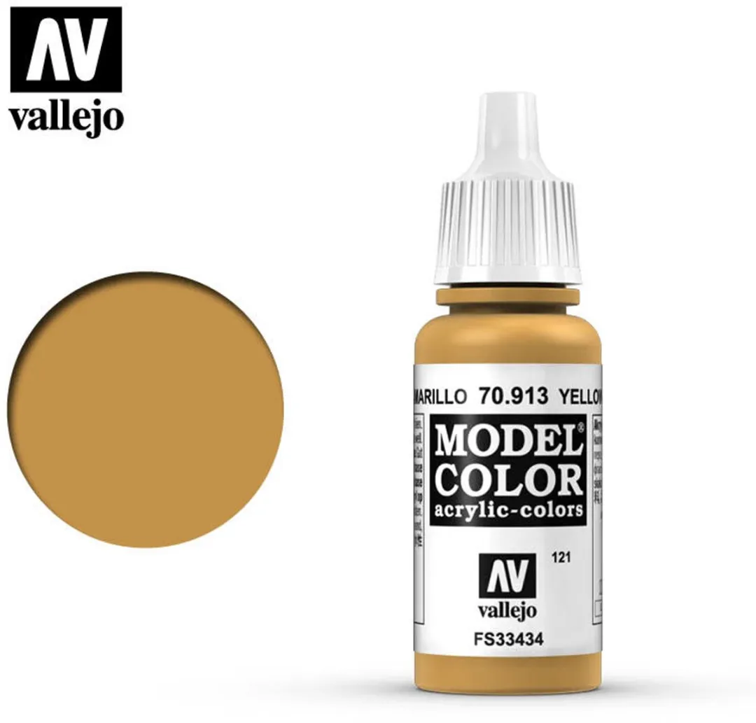 Vallejo Model Color Acrylverf Geel 17ml