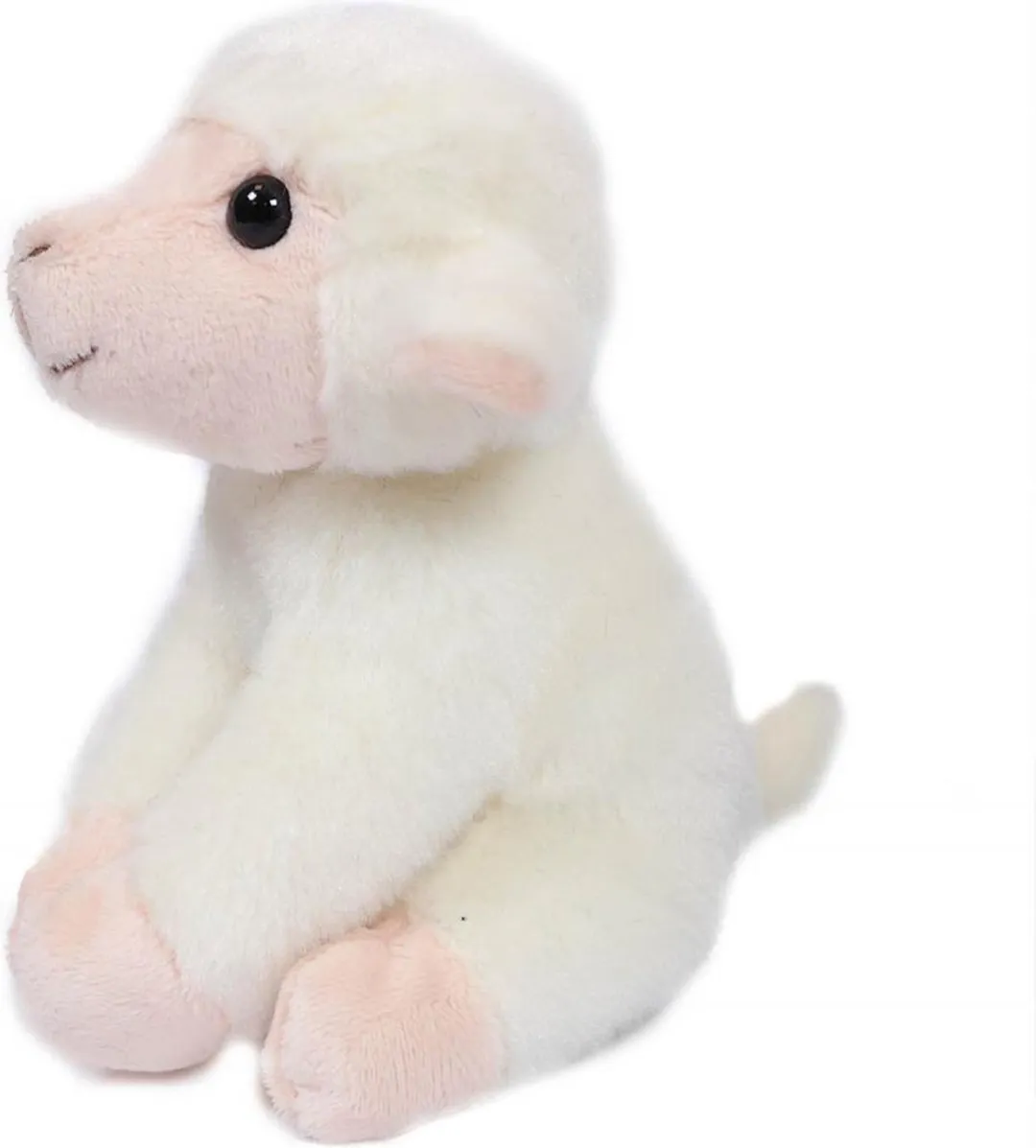 PIA Soft Toys Schaap Knuffel - Wit - 12 cm