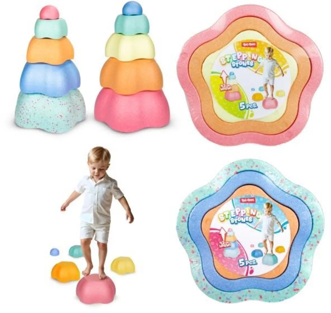 Toi-Toys Stapstenen Speelgoed 5-delig Multicolor