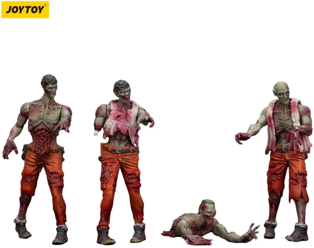 Joy Toy Zombie Dark Source Action Figuur 4-Pack Mechanic Team JT01567 - Multi - afbeelding 6 van 6