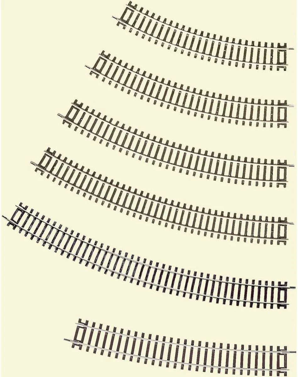 Roco RocoLine Gebogen Rails 42422 - 12 Stuks