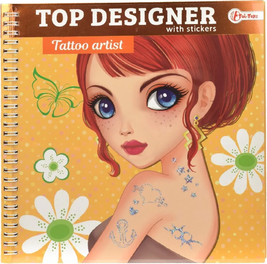 Toi-Toys Kleurboek Tattoo met Stickers