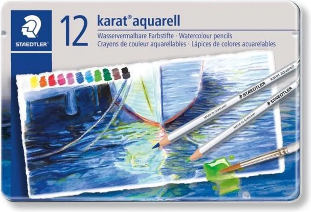 STAEDTLER Karat Aquarell Kleurpotloodset 12 Stuks