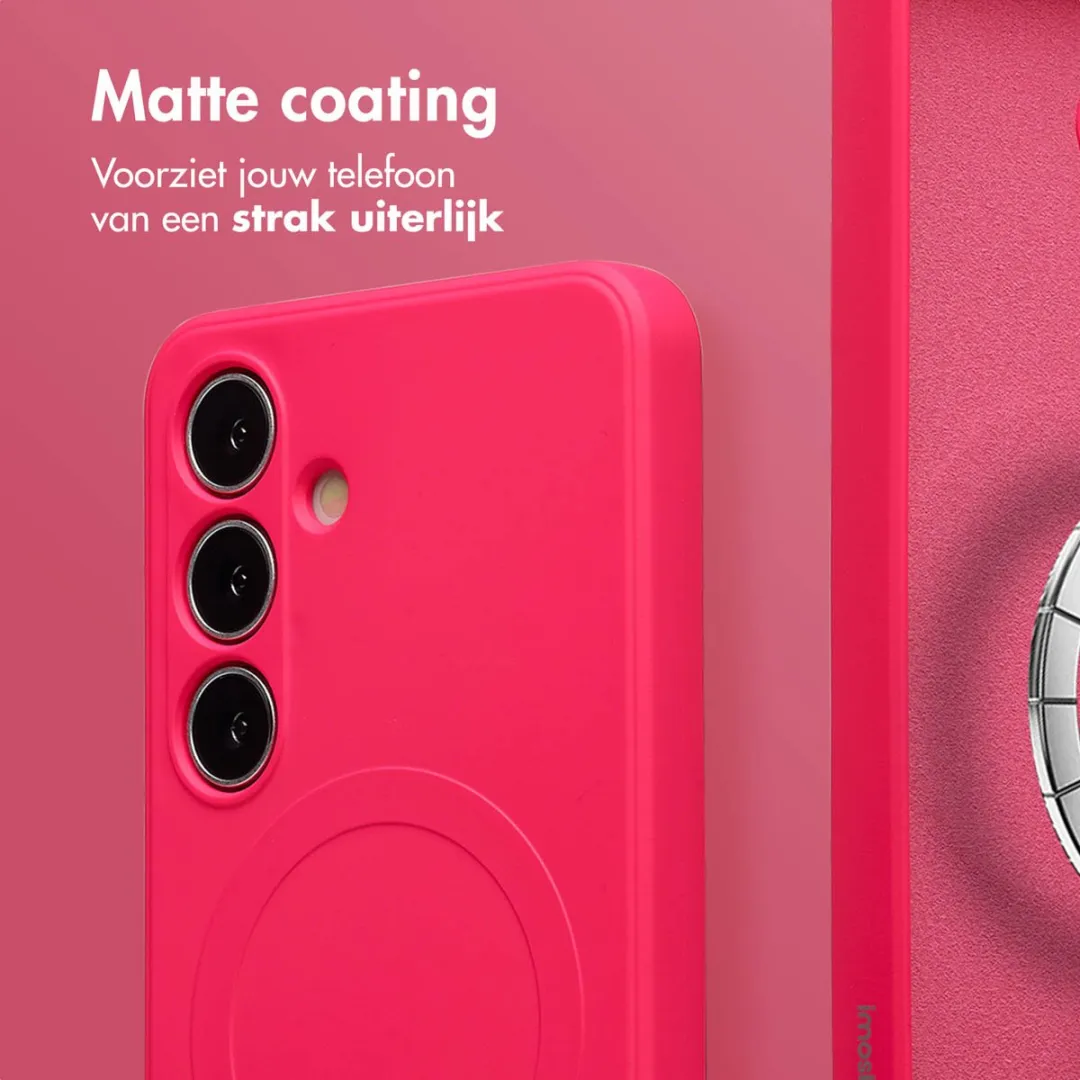 Imoshion Hoesje Samsung Galaxy S25 Plus - Neon Roze - MagSafe