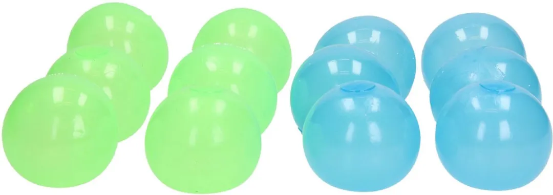 Toi-Toys Sticky Stretch Ballen Glow in the Dark - 12 Stuks