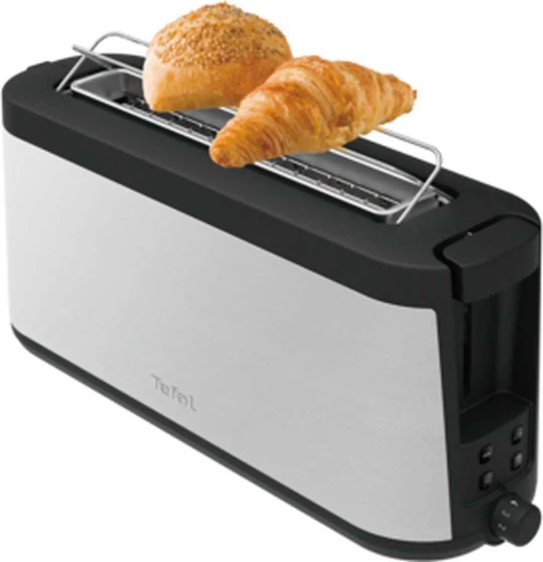 Tefal Element TL430811 Broodrooster 1000W - Zwart/Roestvrijstaal