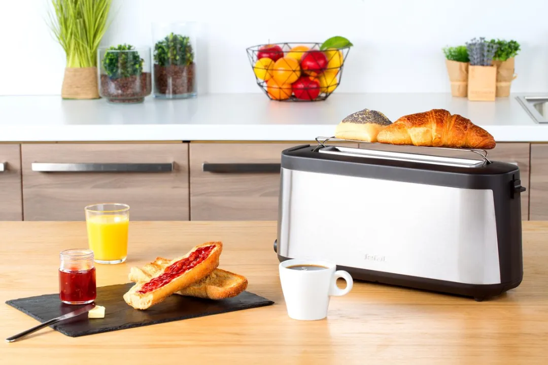 Tefal Element TL430811 Broodrooster 1000W - Zwart/Roestvrijstaal