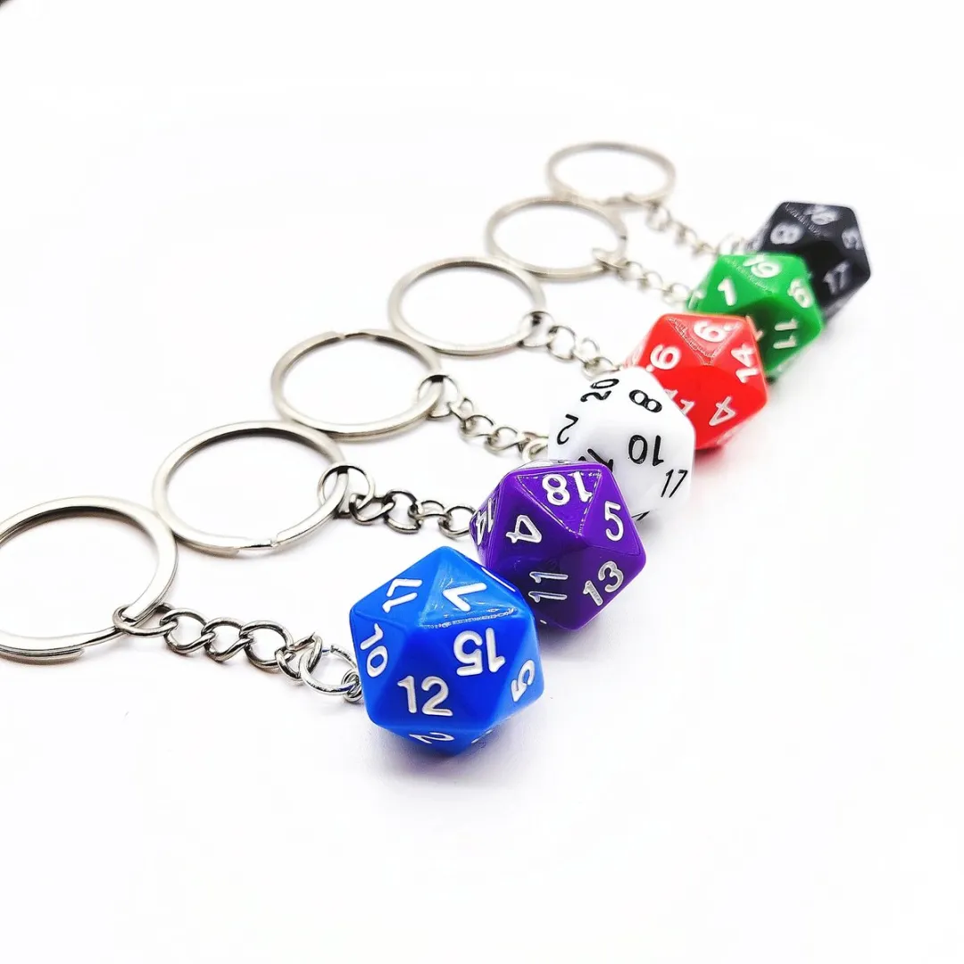 Lapi Toys Dungeons & Dragons Acryl Sleutelhanger - Rood
