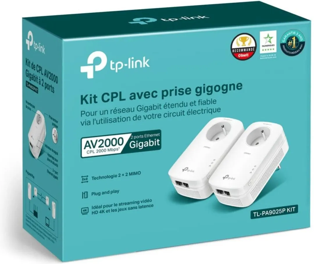 TP-Link TL-PA9025P KIT Powerline Adapter - 2 Stuks Wit - afbeelding 3 van 6