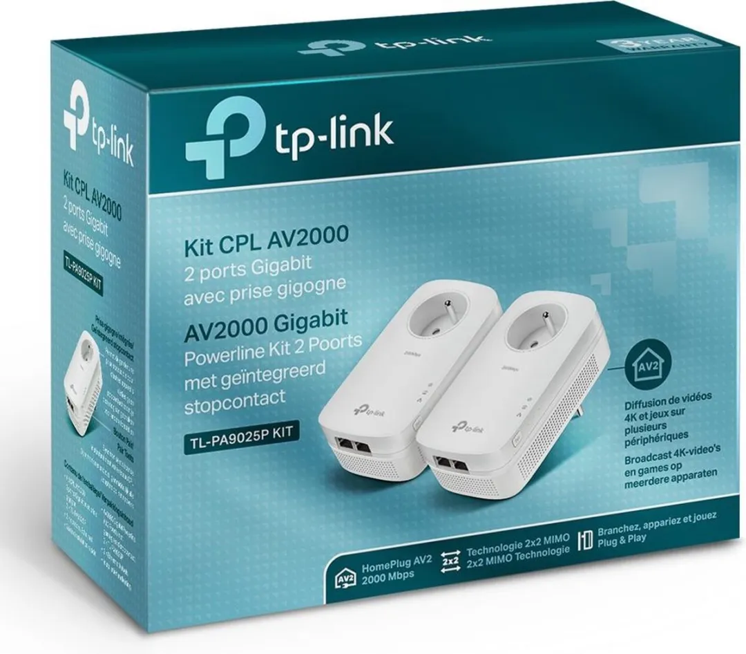 TP-Link TL-PA9025P KIT Powerline Adapter - 2 Stuks Wit - afbeelding 6 van 6