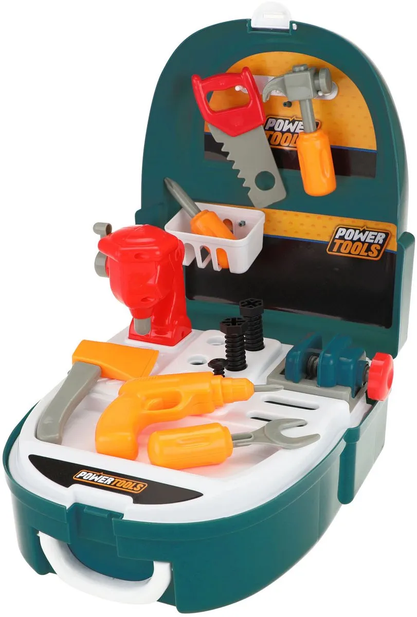 Toi-Toys Power Tools Gereedschapsset - Blauw