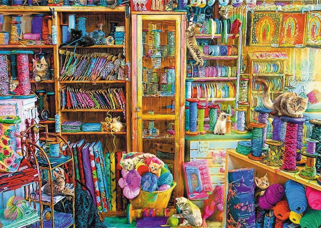Trefl 27113 Kitty Paradise Puzzel - 1000 Stuks - Multicolor