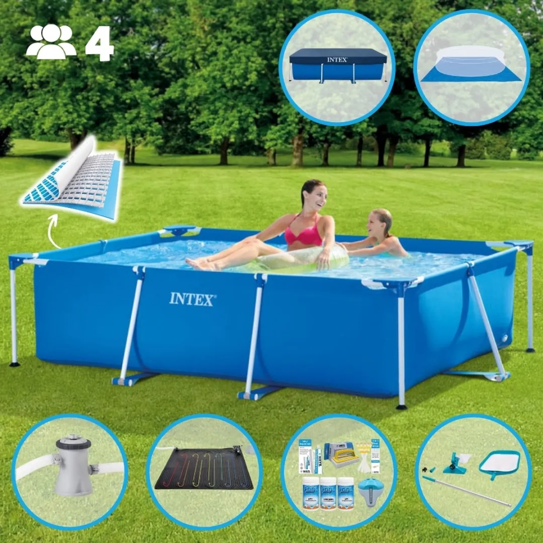 Intex Frame Zwembad 220x150x60cm - Blauw