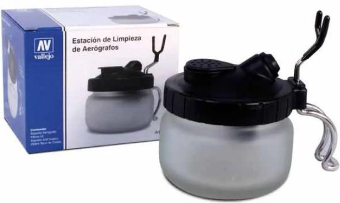 Vallejo Hobbypenseel Airbrush Cleaning Pot - 1 Stuk
