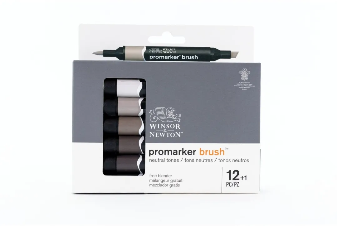 Winsor & Newton Promarker Brushmarkers 12 Stuks