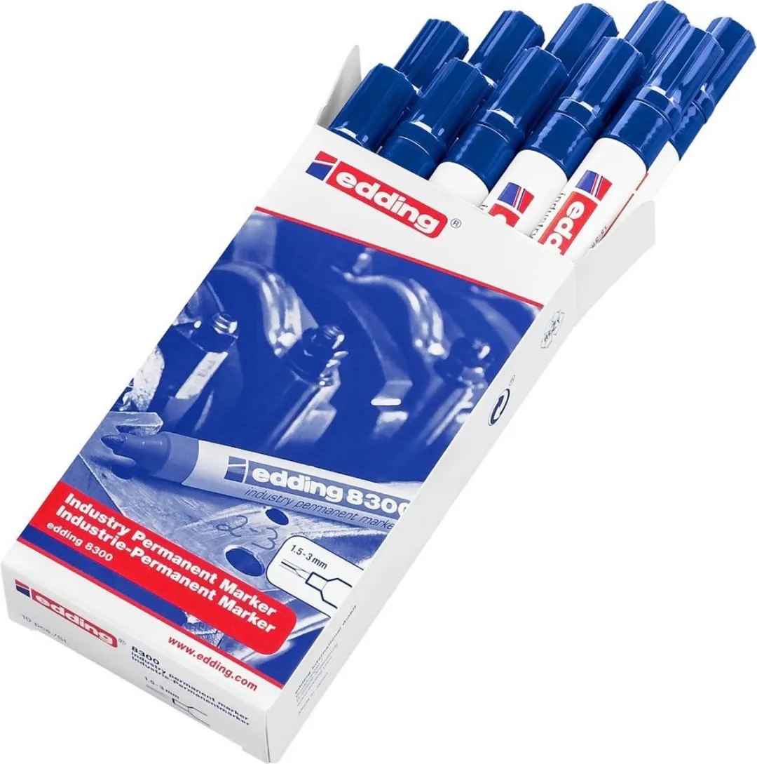 edding 8407-4 Kabelmarkers - Blauw