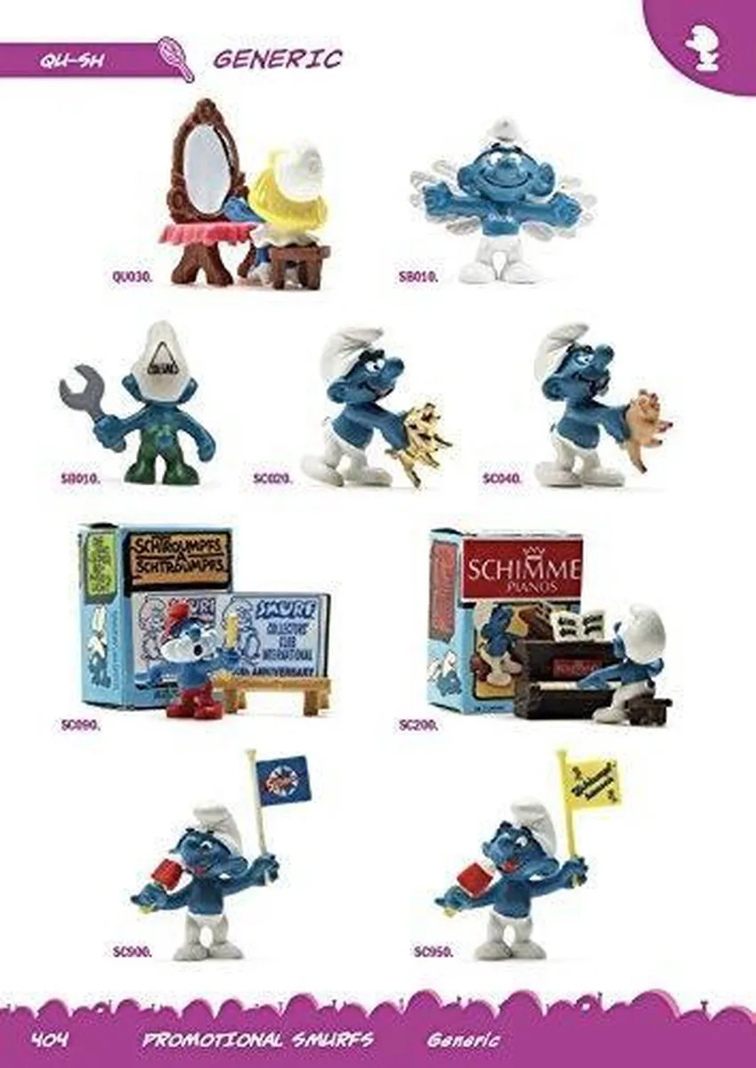 Schleich Smurfen Officiële Collector's Guide - Blauw/Wit - afbeelding 6 van 6