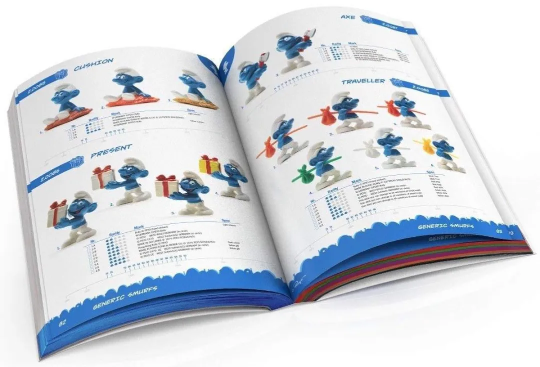 Schleich Smurfen Officiële Collector's Guide - Blauw/Wit
