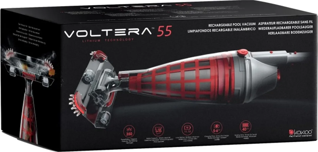 Kokido Voltera 55 Herlaadbare Zwembadstofzuiger - Multicolor