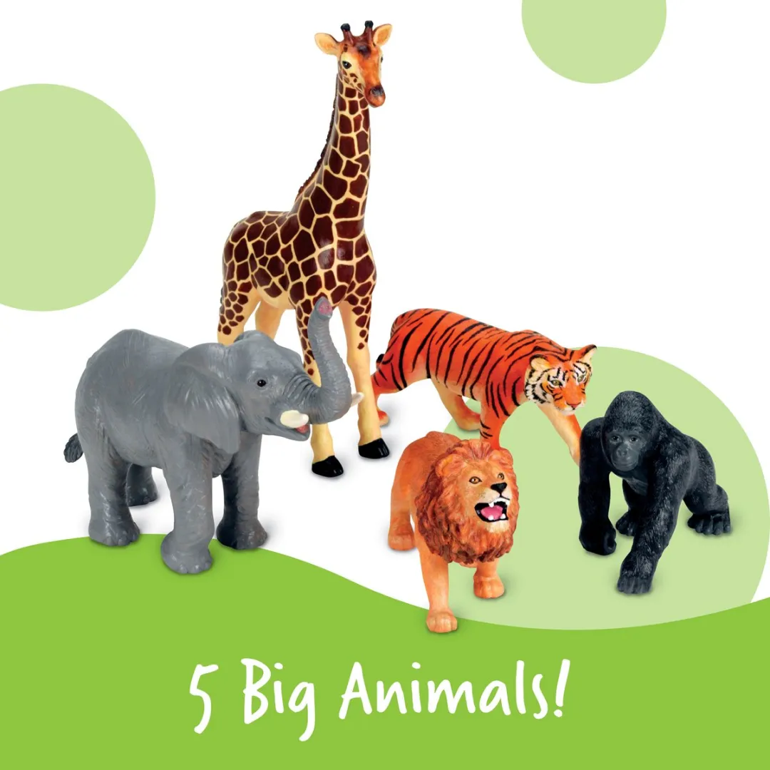 Learning Resources Jumbo Jungle Animals - Multicolor