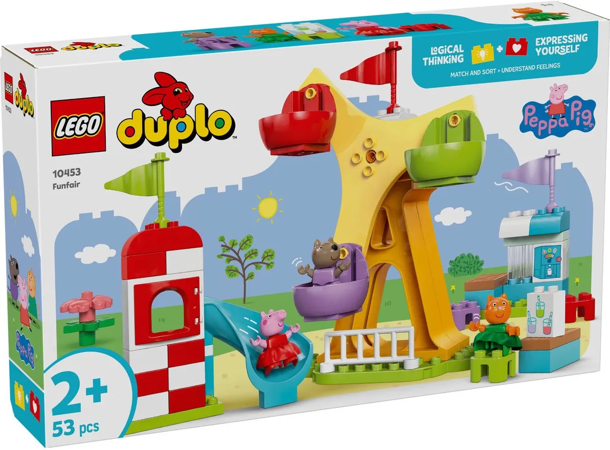 LEGO DUPLO Peppa Big Kermis 10453 - 53 Stukken - 3 Figuren - Multicolor