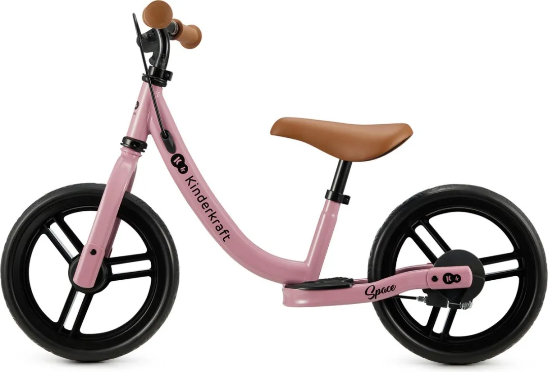 KinderKraft SPACE Loopfiets Roze - 11.02 Inch
