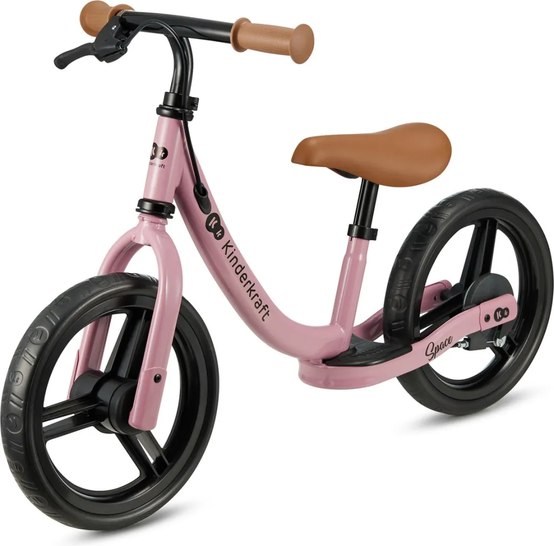 KinderKraft SPACE Loopfiets Roze