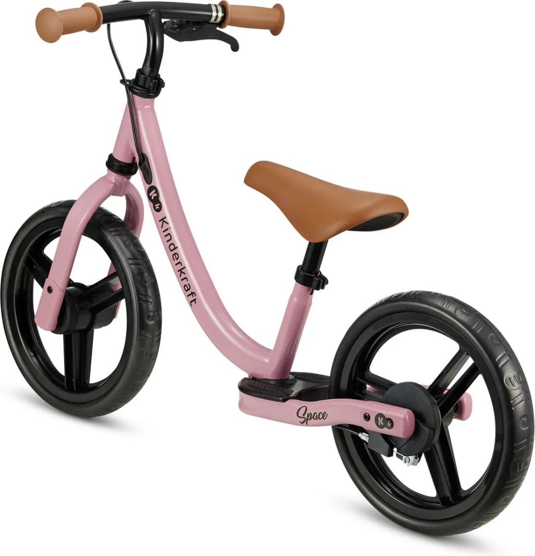 KinderKraft SPACE Loopfiets Roze - 11.02 Inch