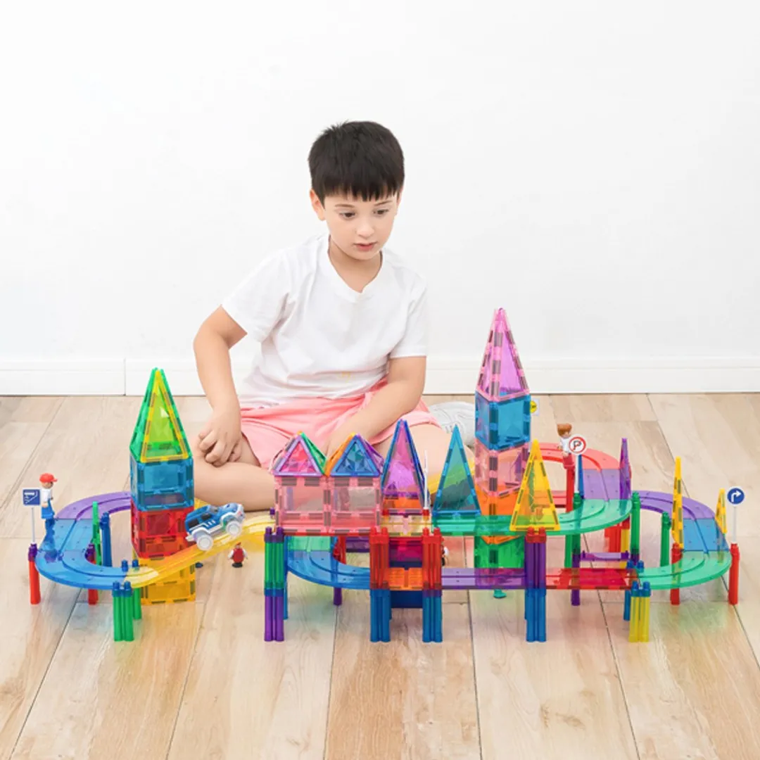 Eduplay Magnetische Racebaan 120-delig - Multicolor