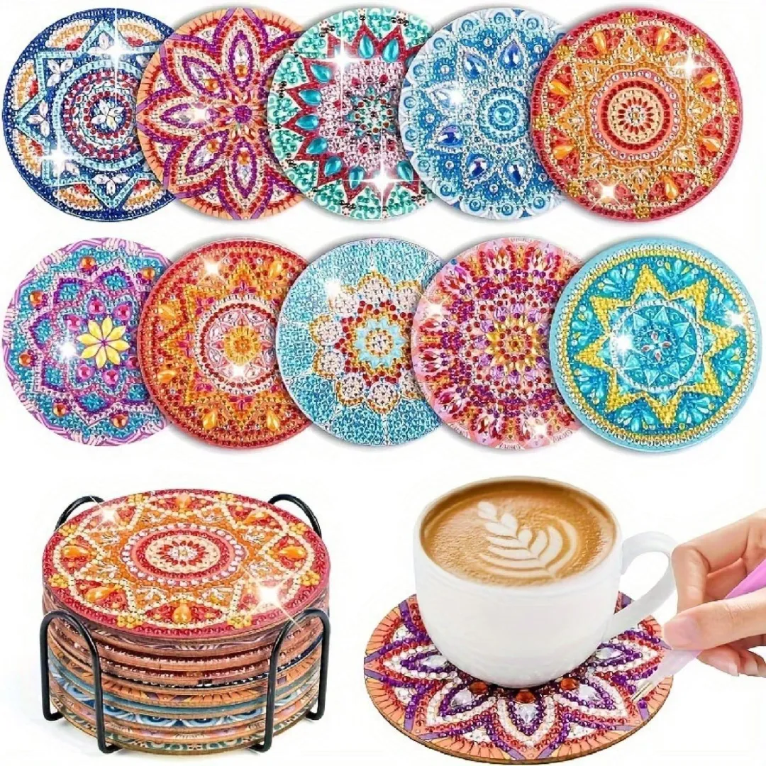 VDTOYS Diamond Painting Mandala AK 036 Coasters