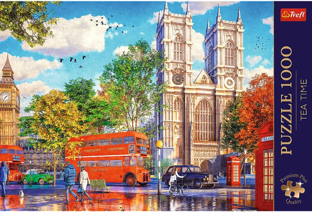 Trefl Premium Plus Legpuzzel 1000 Stuks - Tea Time Londen Multicolor