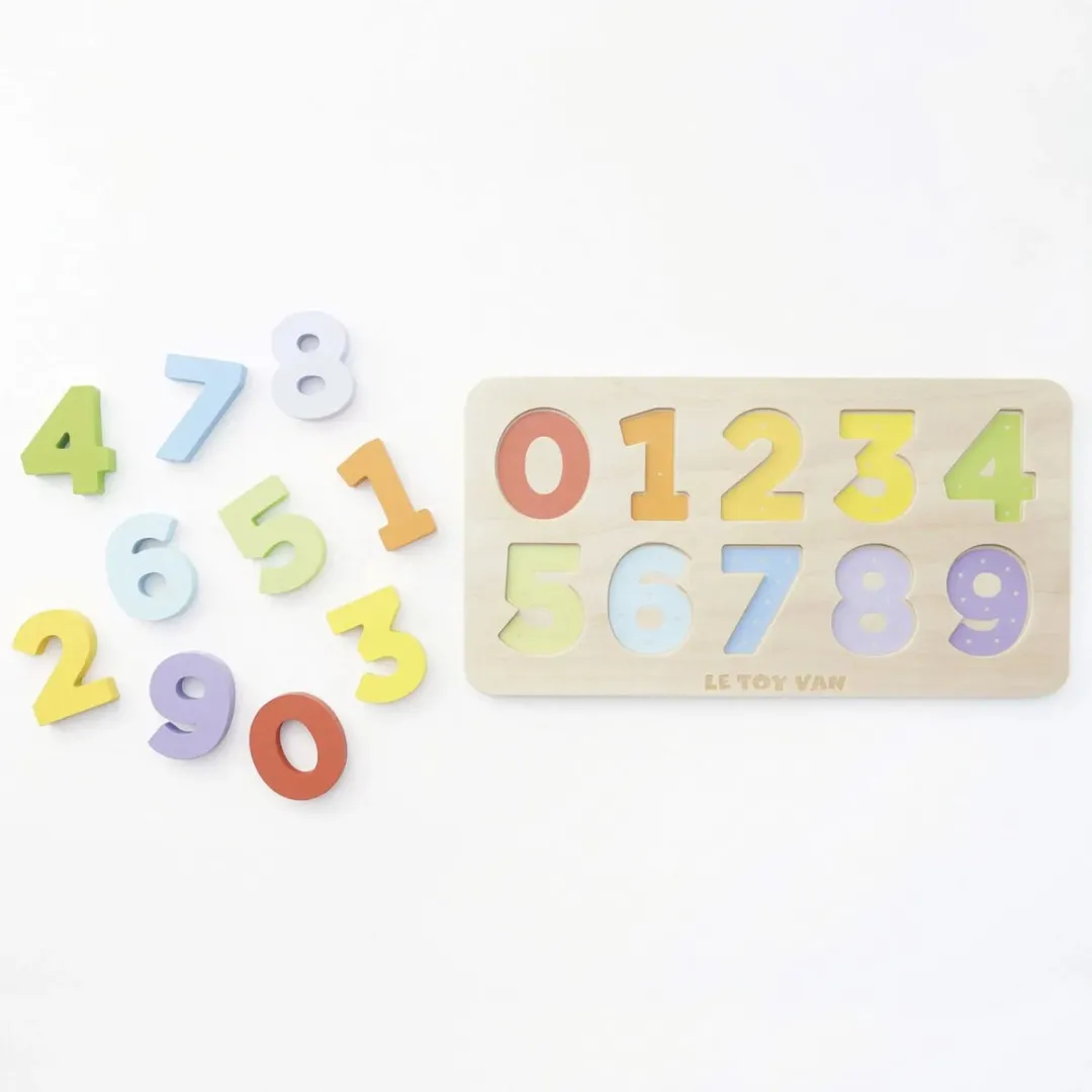 Le Toy Van Figuren Tel Puzzel 9-delig - Multicolor