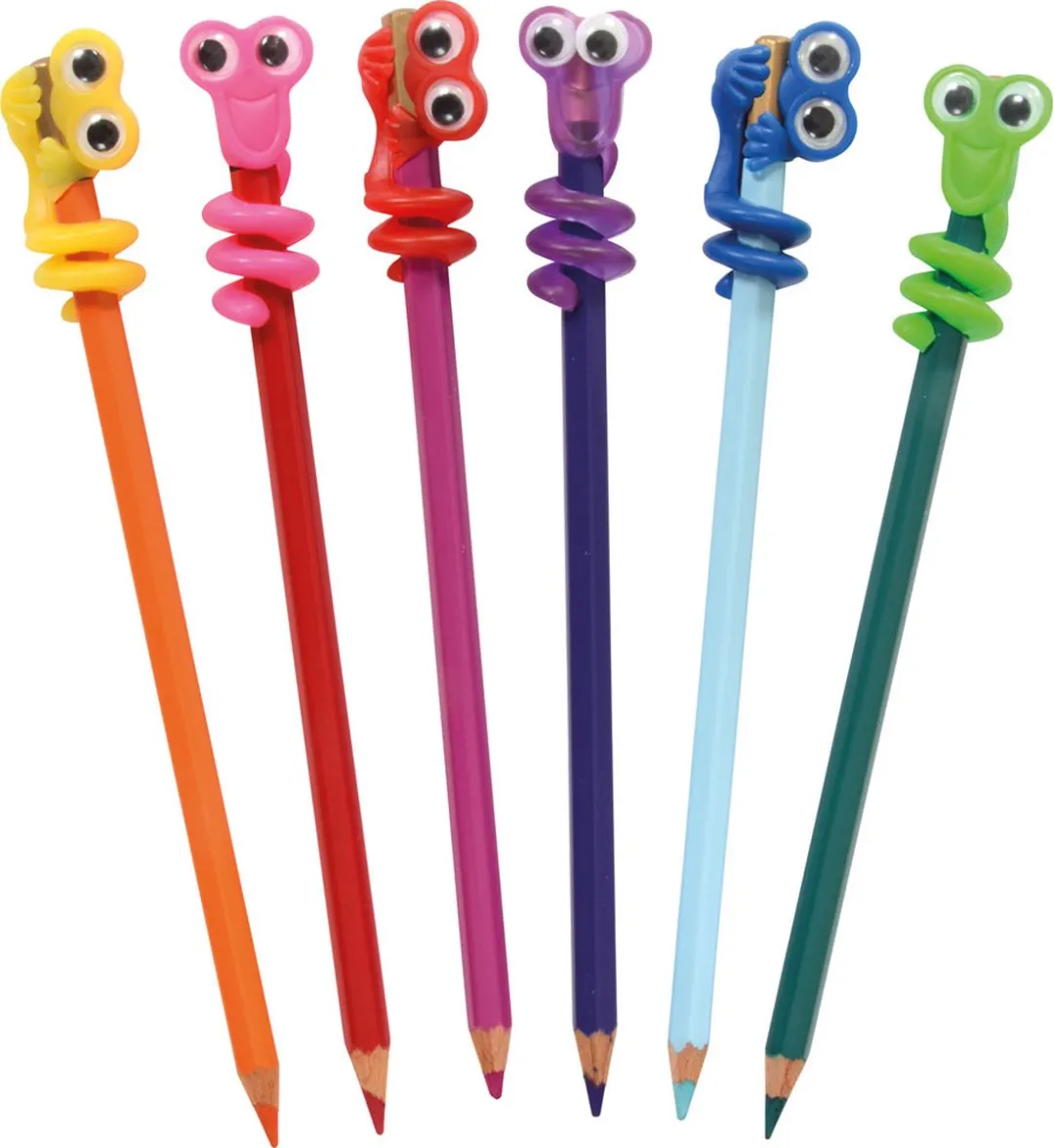 Eduplay Monster Potloodtoppers - 12 Stuks Multicolor