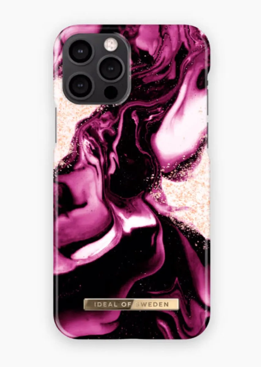 iDeal of Sweden iPhone 12/12 Pro Hoesje Golden Ruby Marble IDFCAW21-I2061-319 - afbeelding 5 van 6