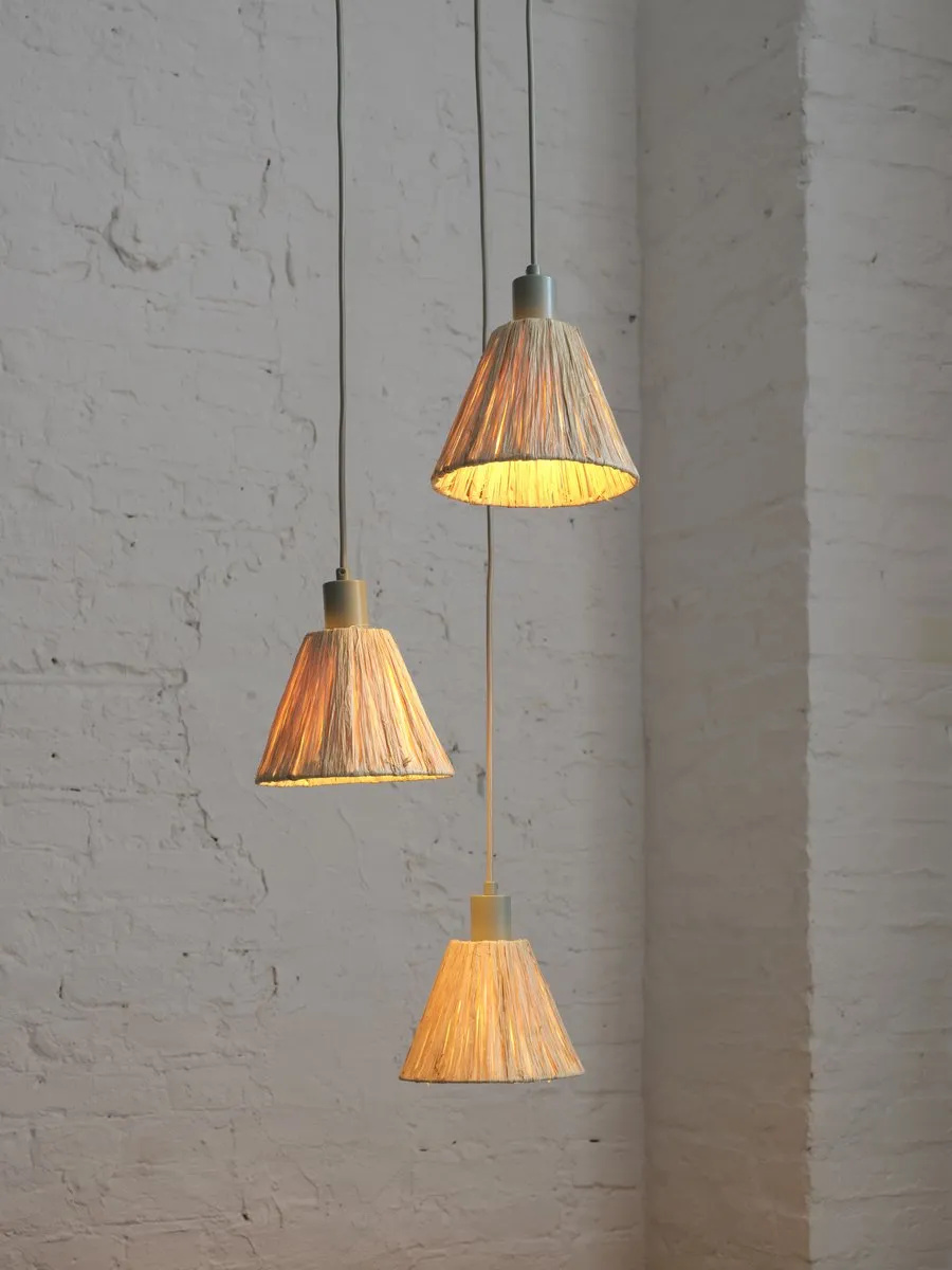 Osram Decor Raffia Hanglamp - 3xE27 - Ø430mm - Groen