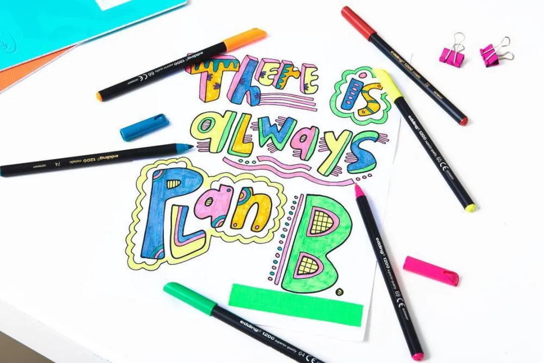 edding 1200-65 Color Pen - Geel