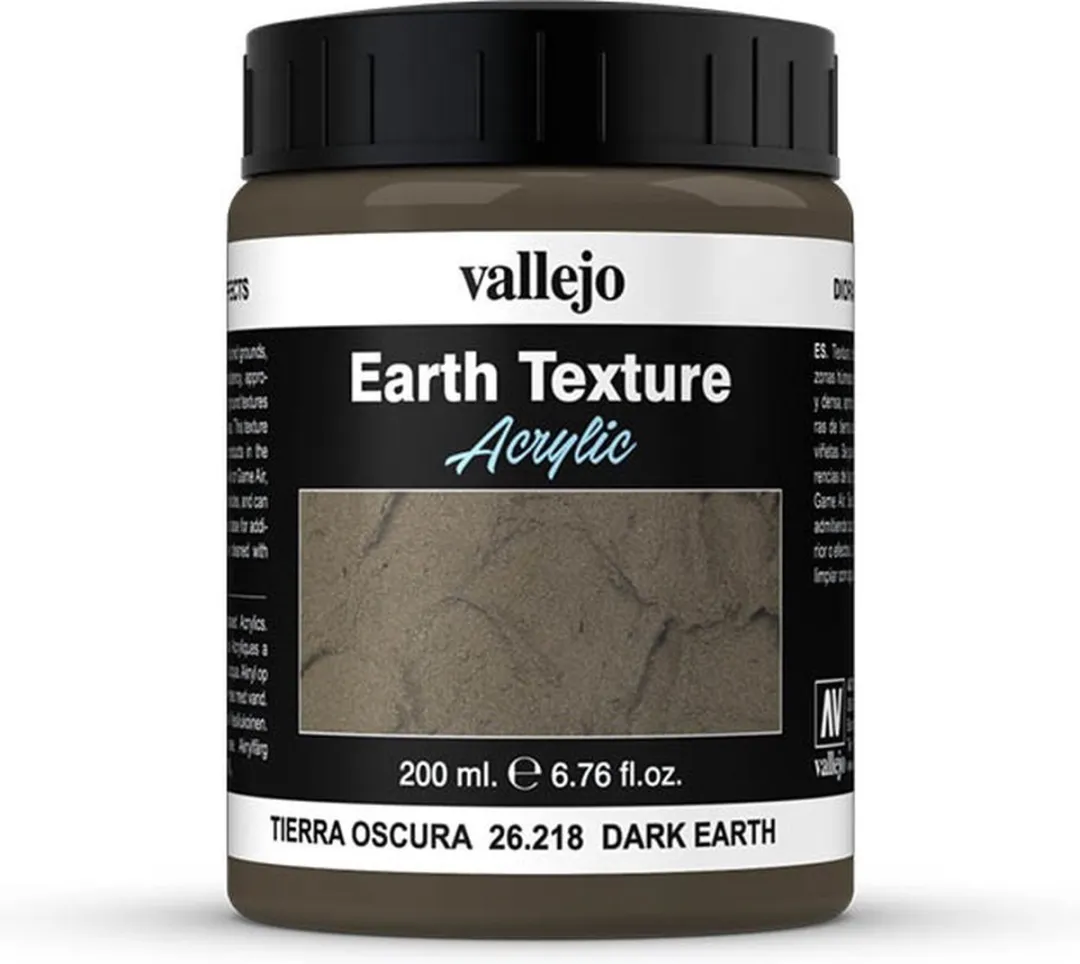 Vallejo Dark Earth Texture Paste 200ml