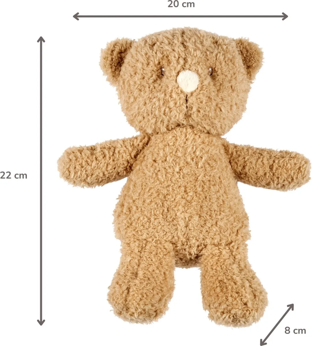 Nattou Teddy Knuffel Beer 25cm - Beige
