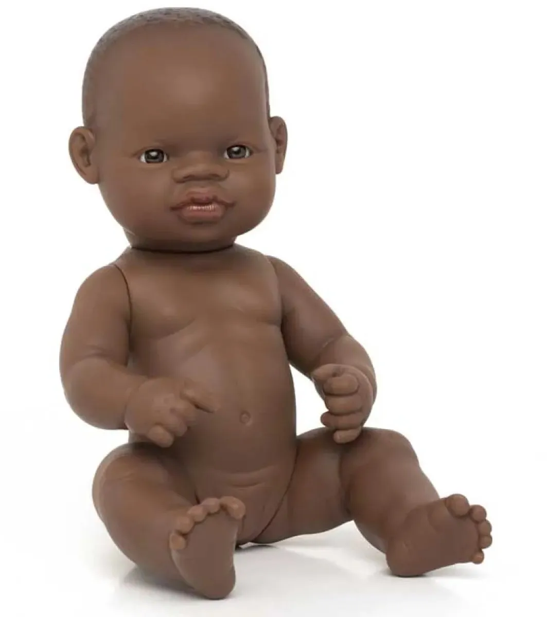 Miniland Babypop Afrikaans Meisje 32cm - MPN 8231034 - afbeelding 6 van 6
