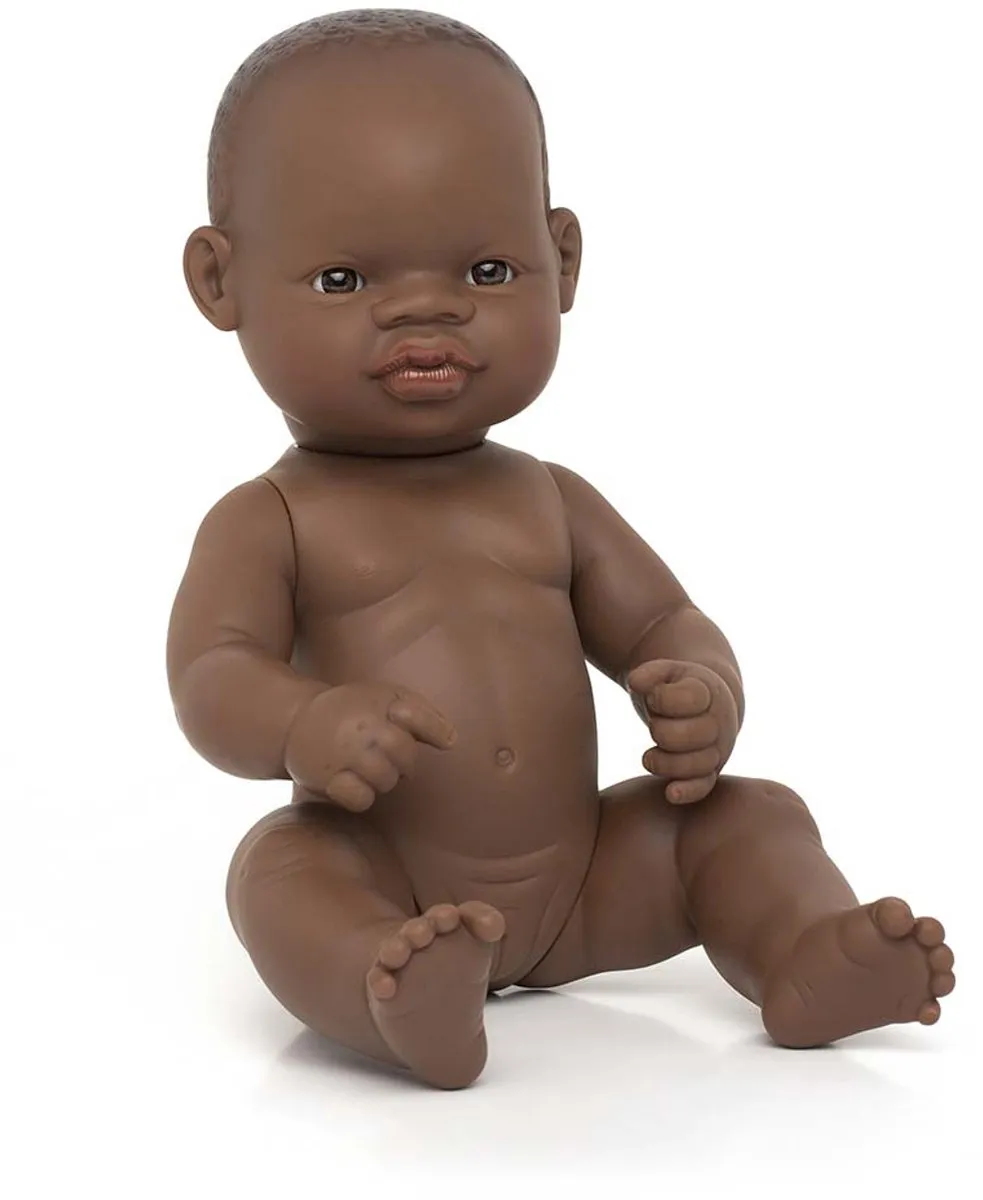 Miniland Babypop Afrikaans Meisje 32cm - MPN 8231034 - afbeelding 4 van 6