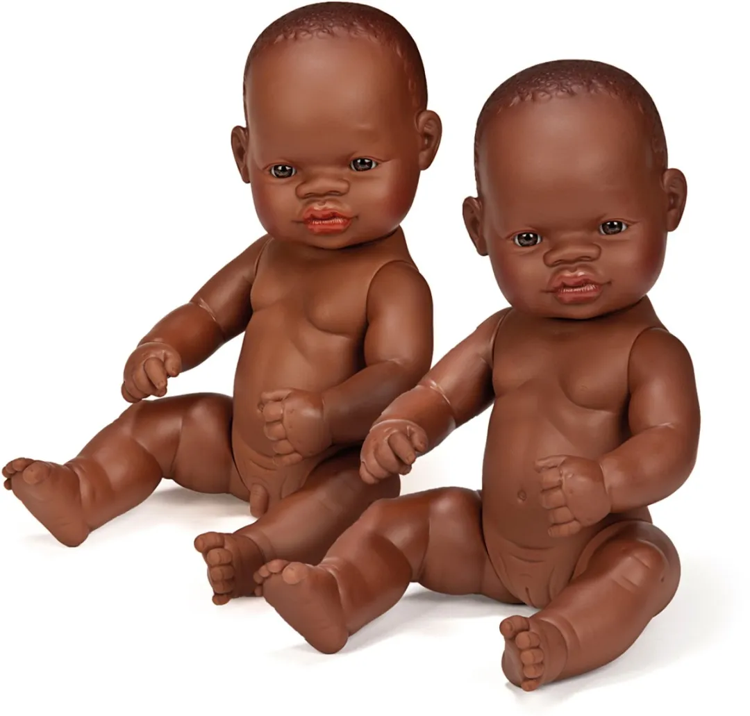 Miniland Babypop Afrikaans Meisje 32cm - MPN 8231034 - afbeelding 3 van 6
