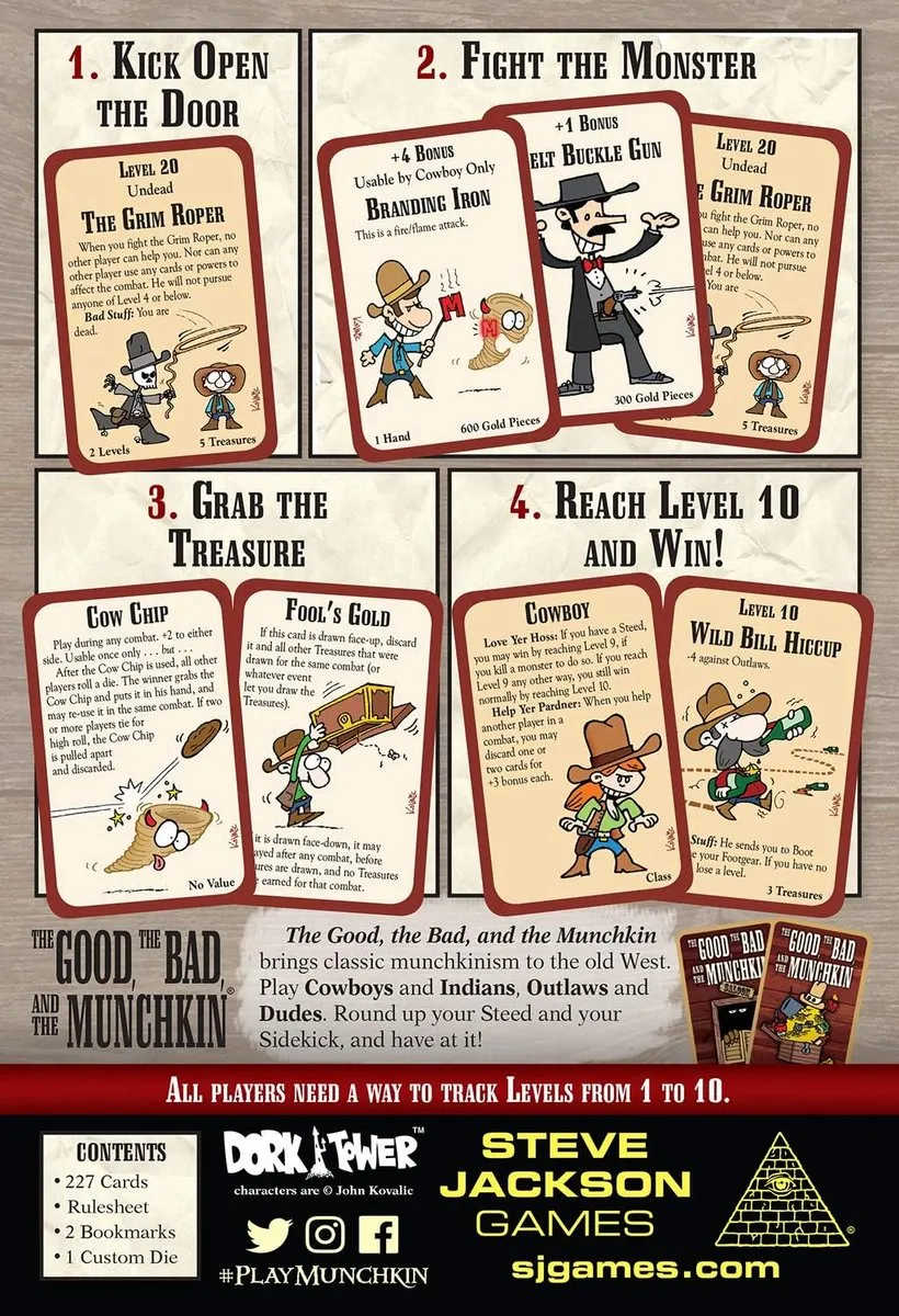 Steve Jackson Games The Good The Bad The Munchkin Kaartspel - 6 Spelers