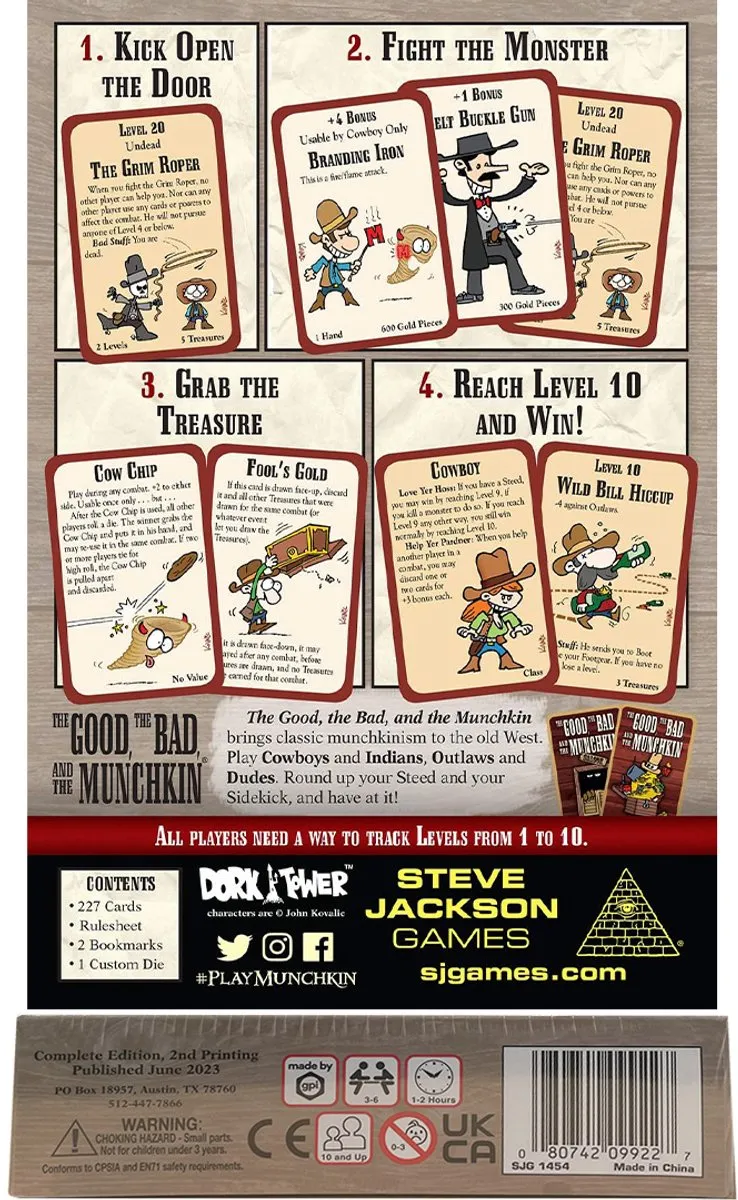 Steve Jackson Games The Good The Bad The Munchkin Kaartspel - 6 Spelers
