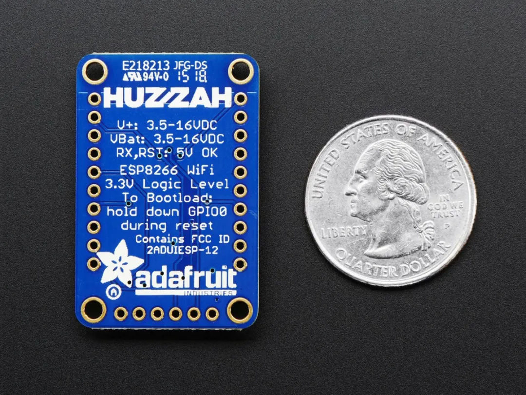 Adafruit HUZZAH ESP8266 Breakout 2471 - Meerkleurig