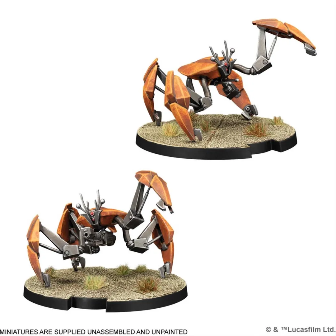 Atomic Mass Games Star Wars Legion LM-432 Crab Droids SWQ134 - Ongeschilderd
